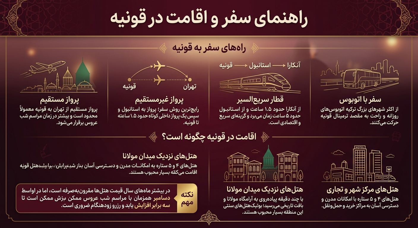 اقامت در قونیه 