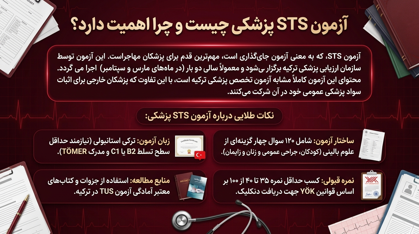 آزمون sts پزشکی