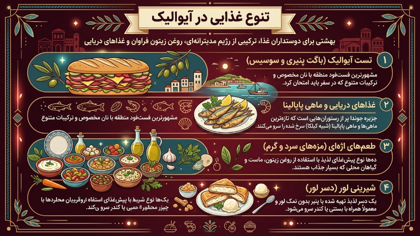 تنوع غذایی در آیوالیک