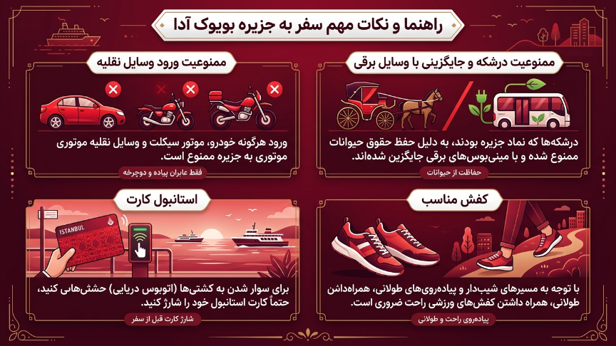 نکات سفر به جزیره بیوک آدا