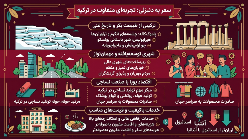 تجربه سفر به دنیزلی
