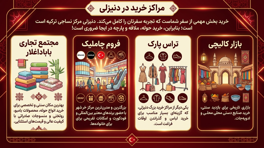 مراکز خرید دنیزلی