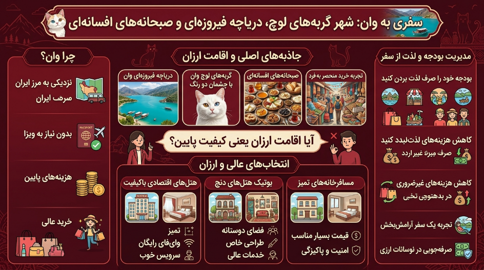 بررسی ارزانترین هتلهای وان ترکیه