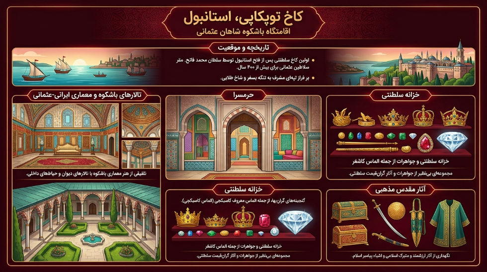 کاخ توپکاپی استانبول