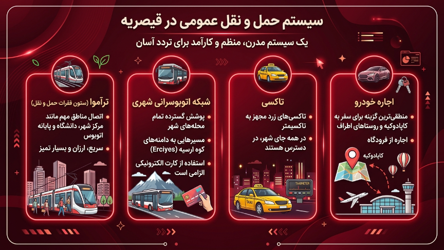 حمل و نقل در قیصریه