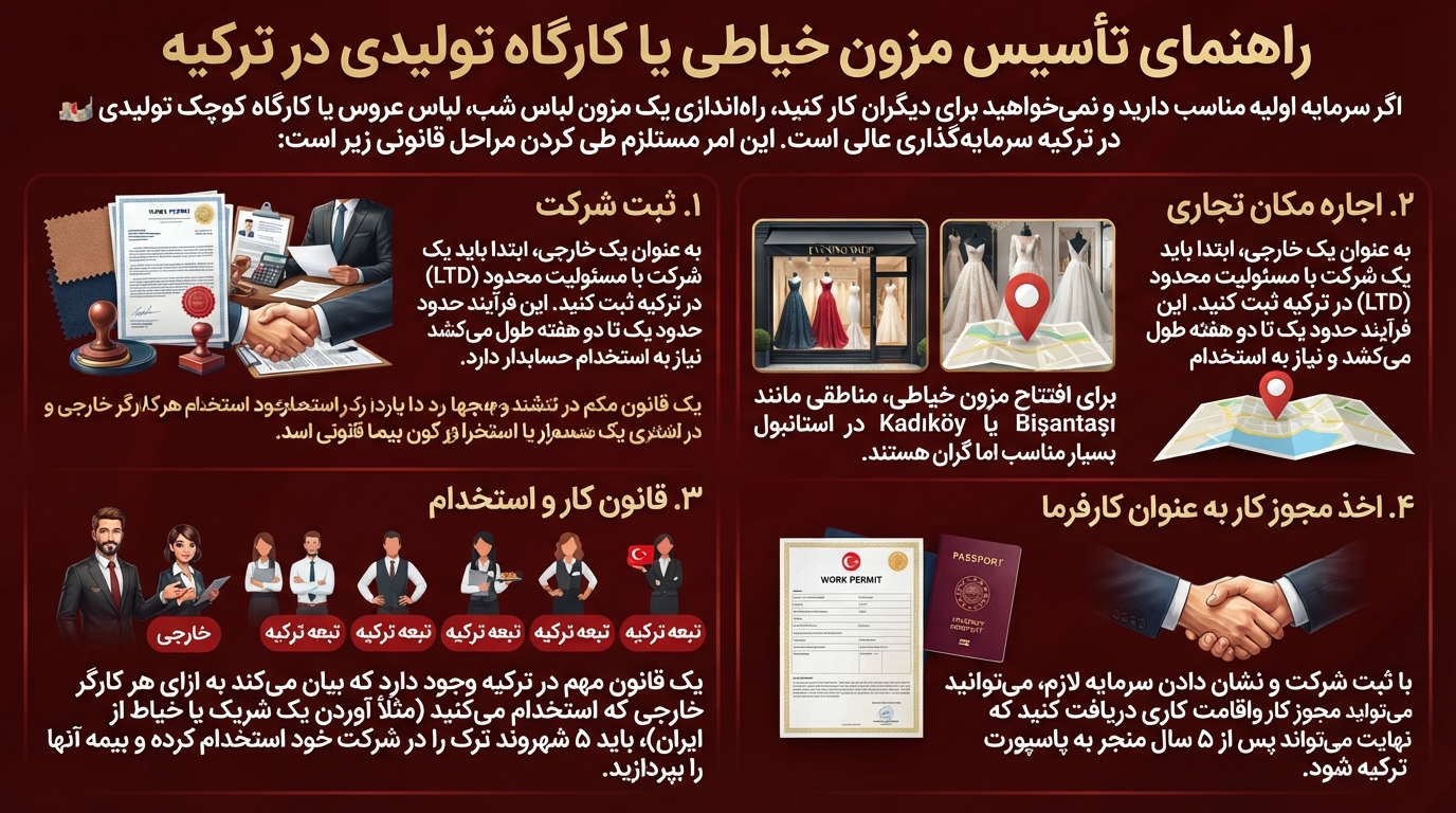 تاسیس مزون در ترکیه