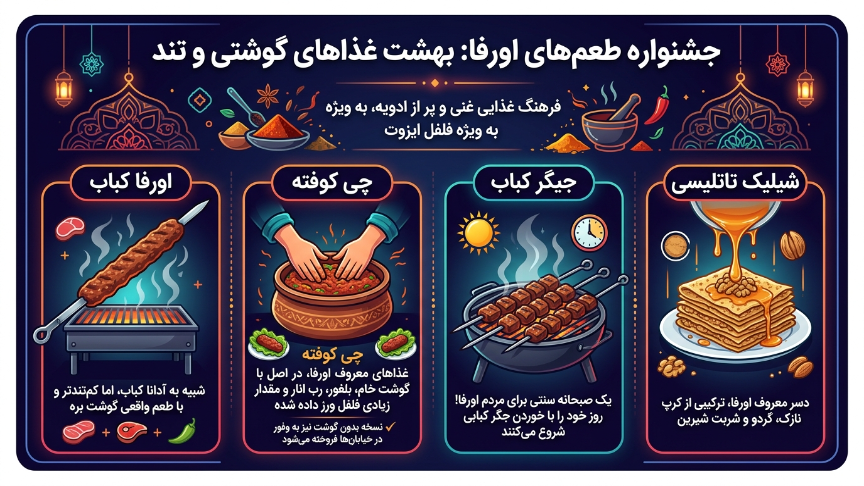 غذاهای شانلی اورفا