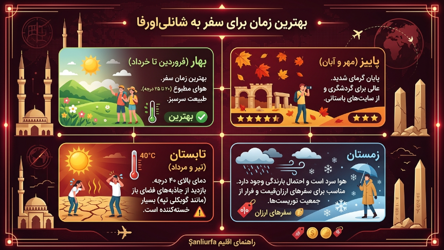 بهترین زمان سفر به شانلی اورفا