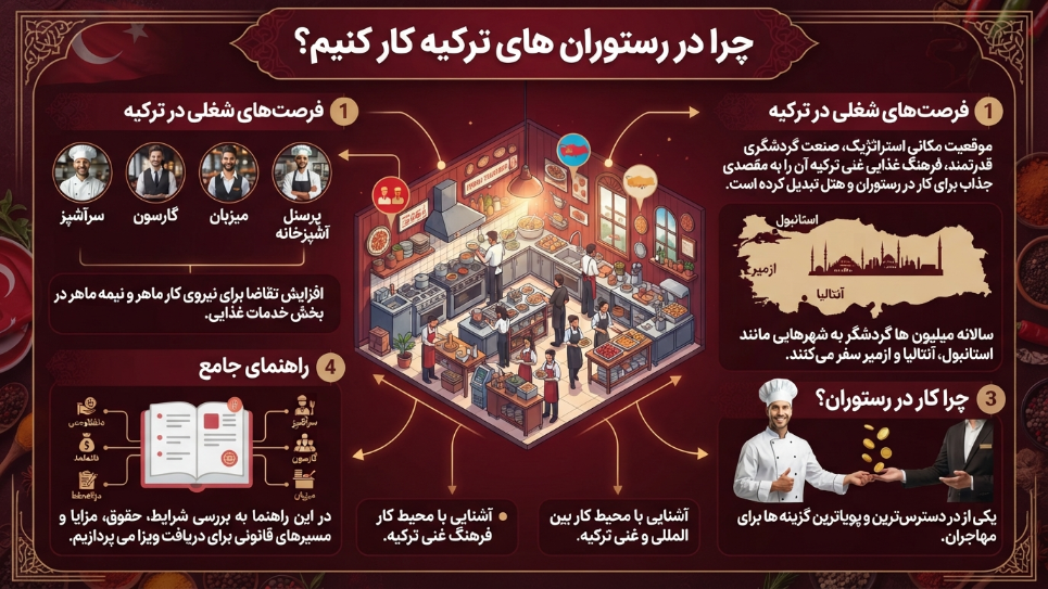 چرا در رستوران ترکیه کار کنیم