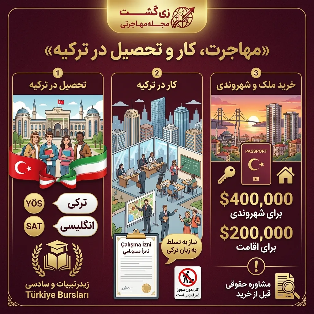 مهاجرت کا و تحصیل در ترکیه